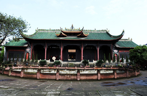 犍为学子文庙祭孔