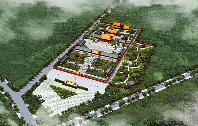 徐州地区唯一能根据原貌全面恢复的古建筑群--邳城文庙(又