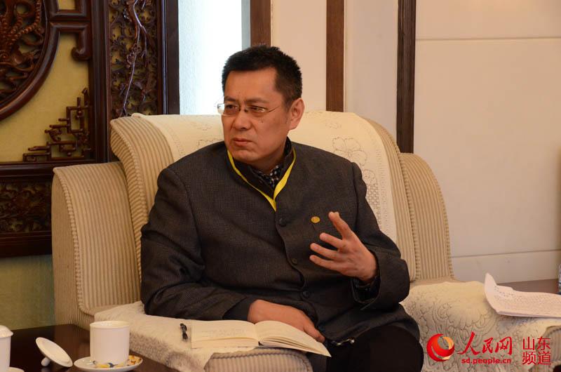 中国孔子基金会秘书长王大千。（摄影：陈心同）